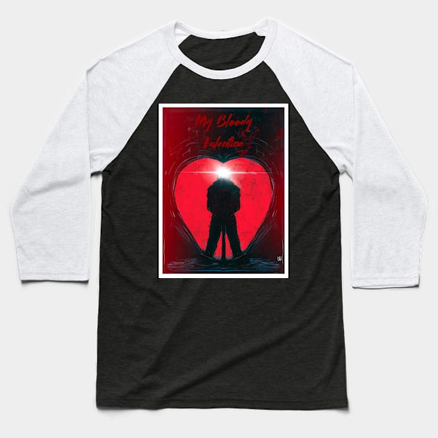 My Bloody Valentine Baseball T-Shirt by forcefedartanddesign